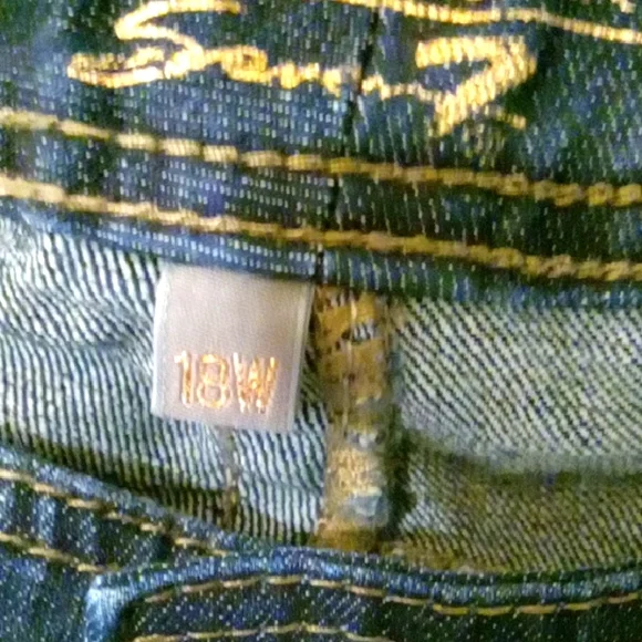 Seven7 Melissa McCarthy Dark Blue Boot Cut Jeans - Picture 6 of 6